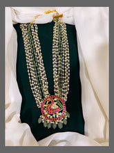 Swan Pearl Kundan Necklae - KN00345